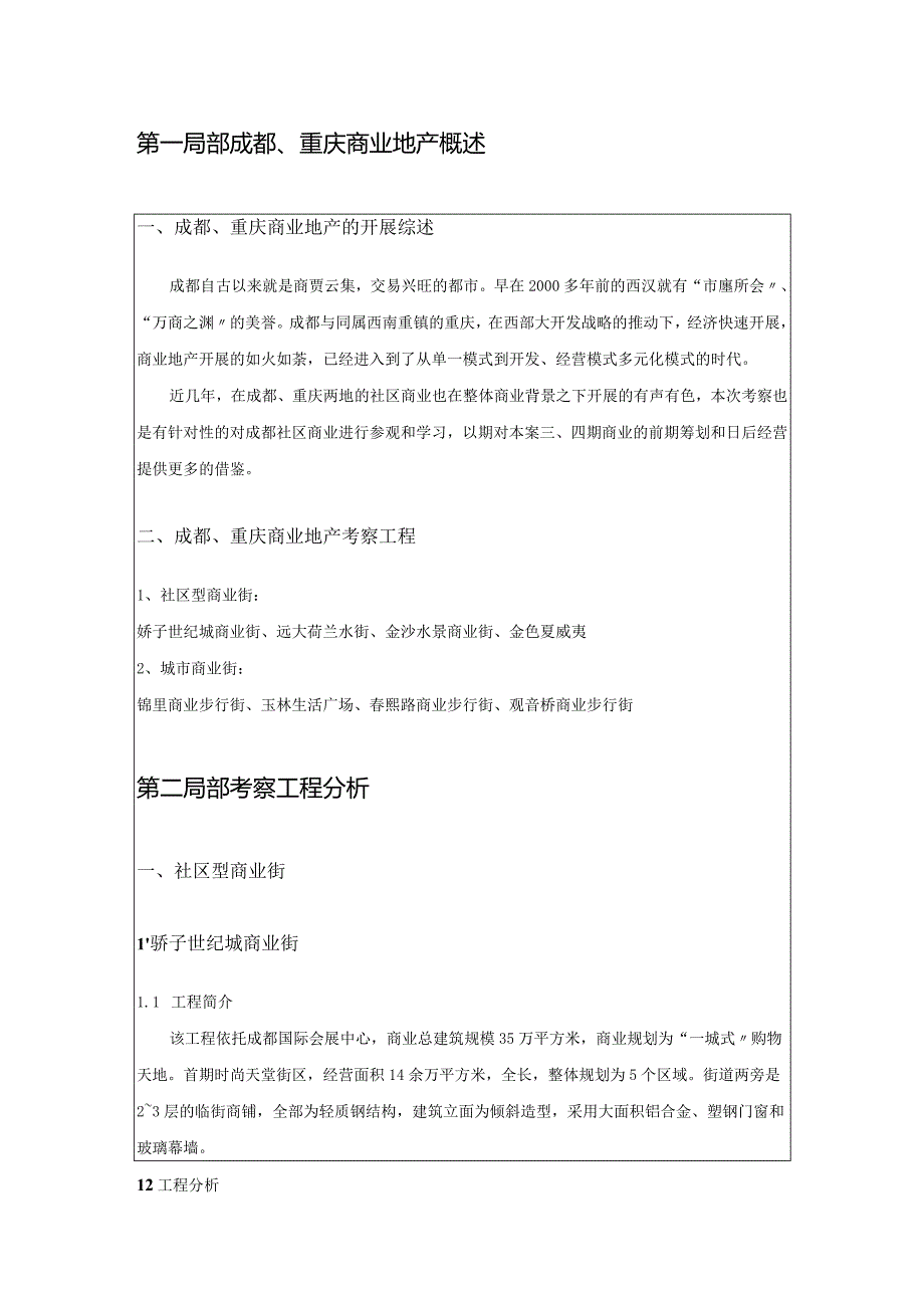 XX年成都、重庆商业地产考察报告.docx_第3页