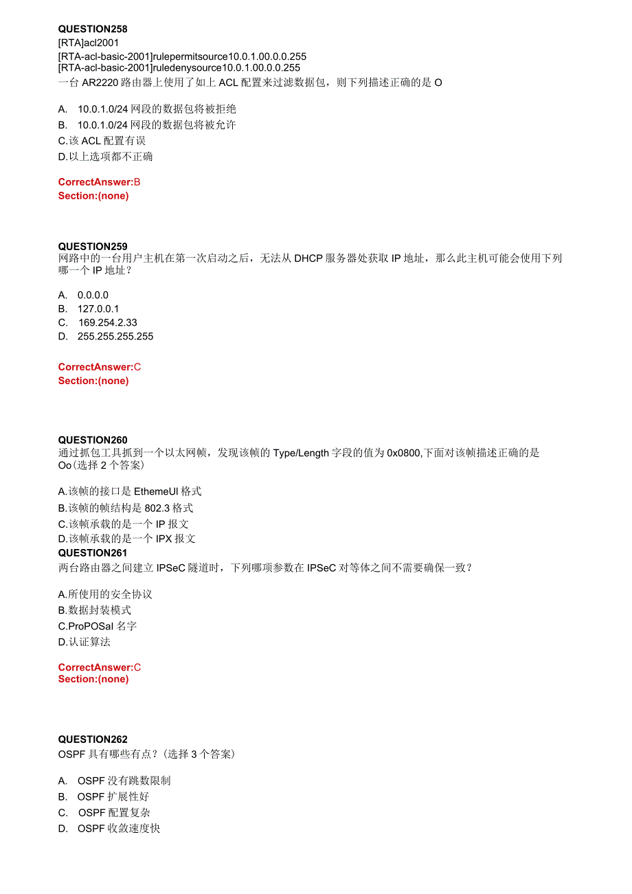 HCNA-HNTD（H12-211)华为认证网络工程师中文题库6.docx_第3页