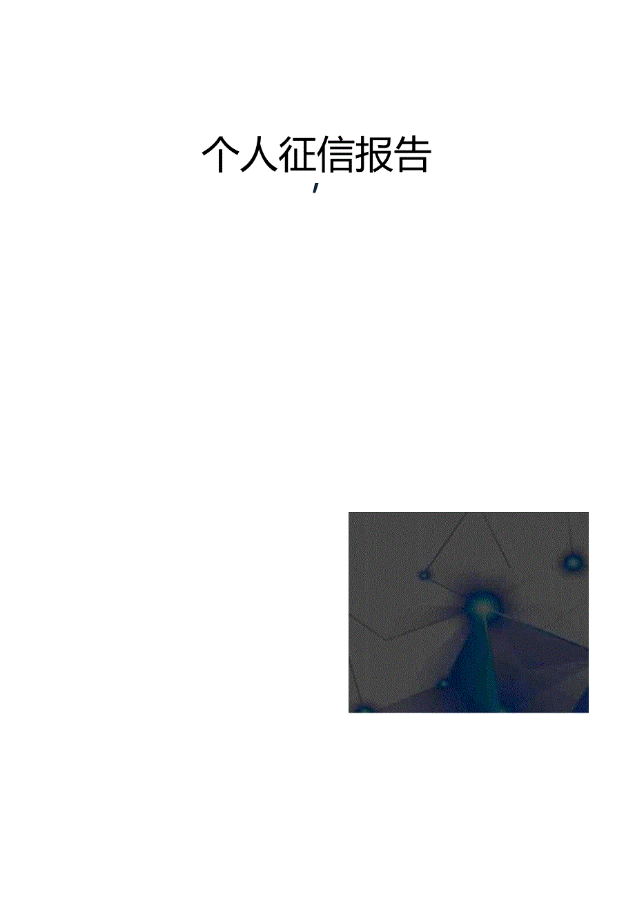 个人征信报告.docx_第1页