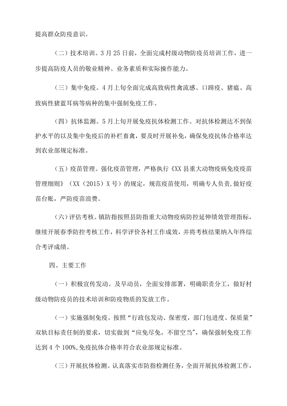 xx镇2022年春季重大动物疫病防控应急方案.docx_第2页