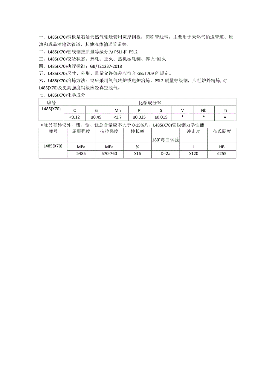 L485（X70）管线钢性能详解.docx_第1页