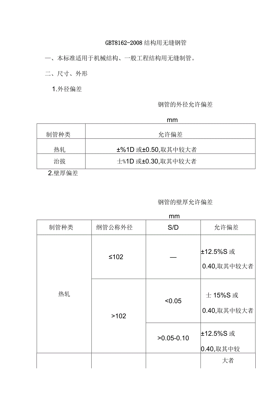 GBT8162-2008结构用无缝钢管.docx_第1页