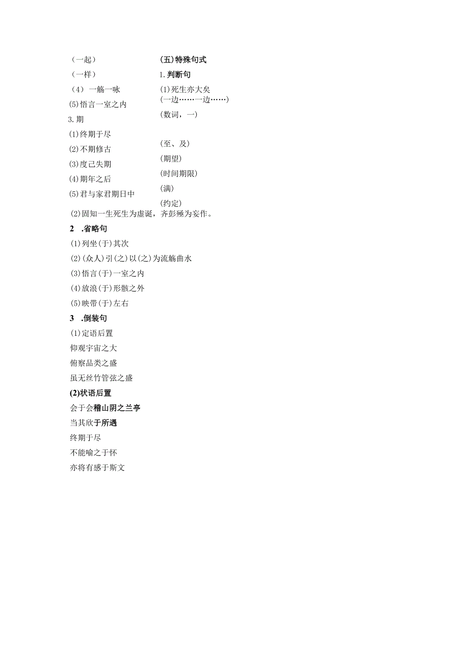 《兰亭集序》文言知识复习清单.docx_第3页