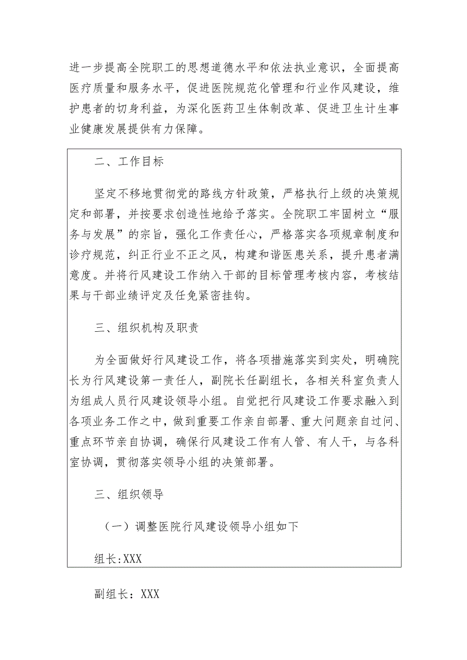 2024市中医院医德医风及行风建设实施方案.docx_第2页