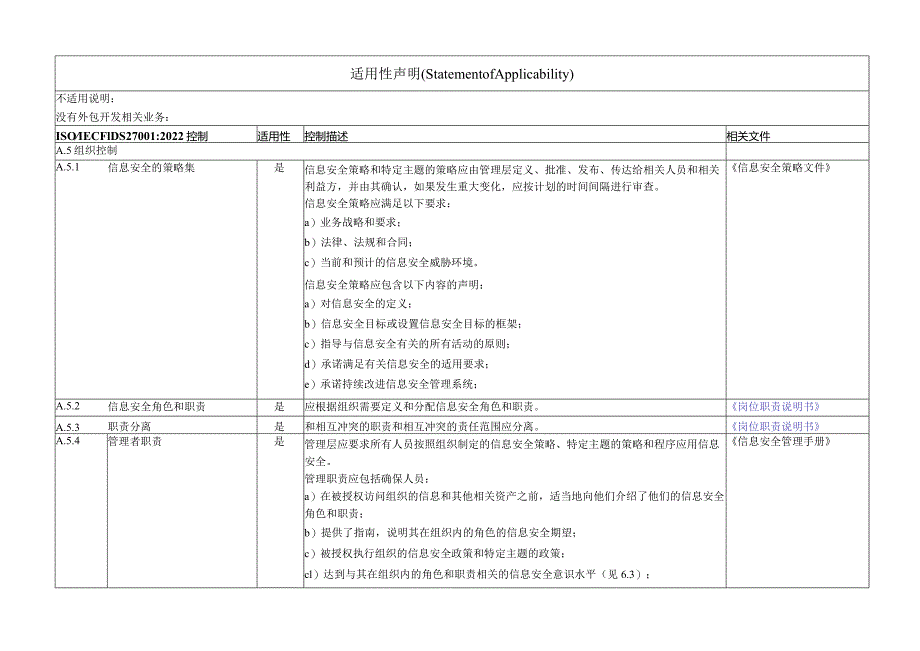 ISO27001-2022最新版信息安全适用性声明.docx_第3页