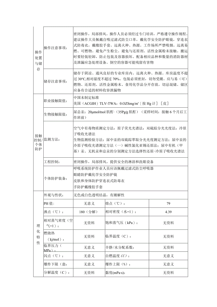 硝酸汞的安全技术说明书.docx_第3页