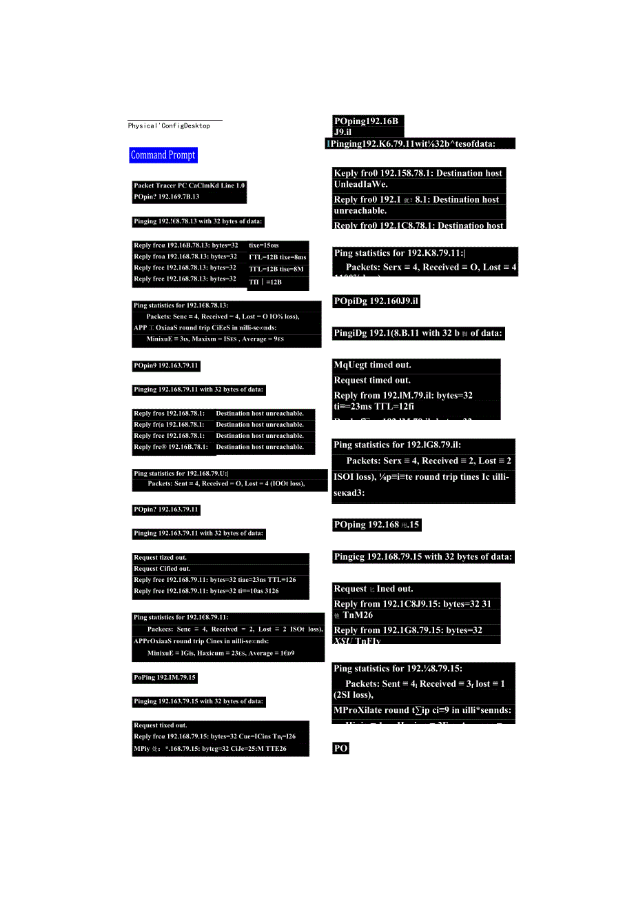 计算机网络技术静态路由上机报告.docx_第2页