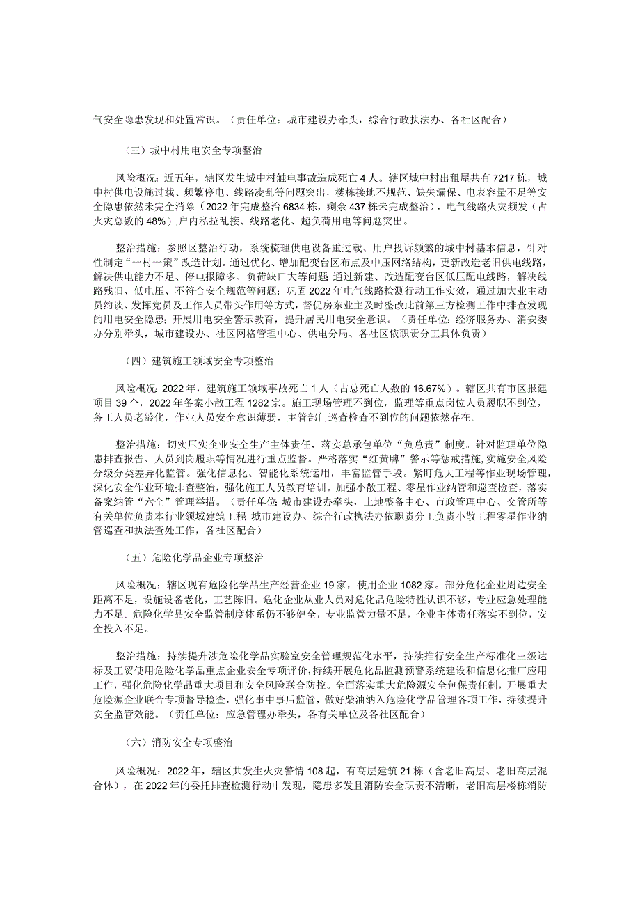 街道2023年安全生产领域防范化解突出风险开展隐患排查整治总体工作方案.docx_第2页