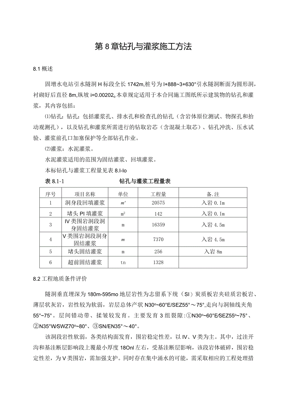 钻孔与灌浆工程施工方法.docx_第1页