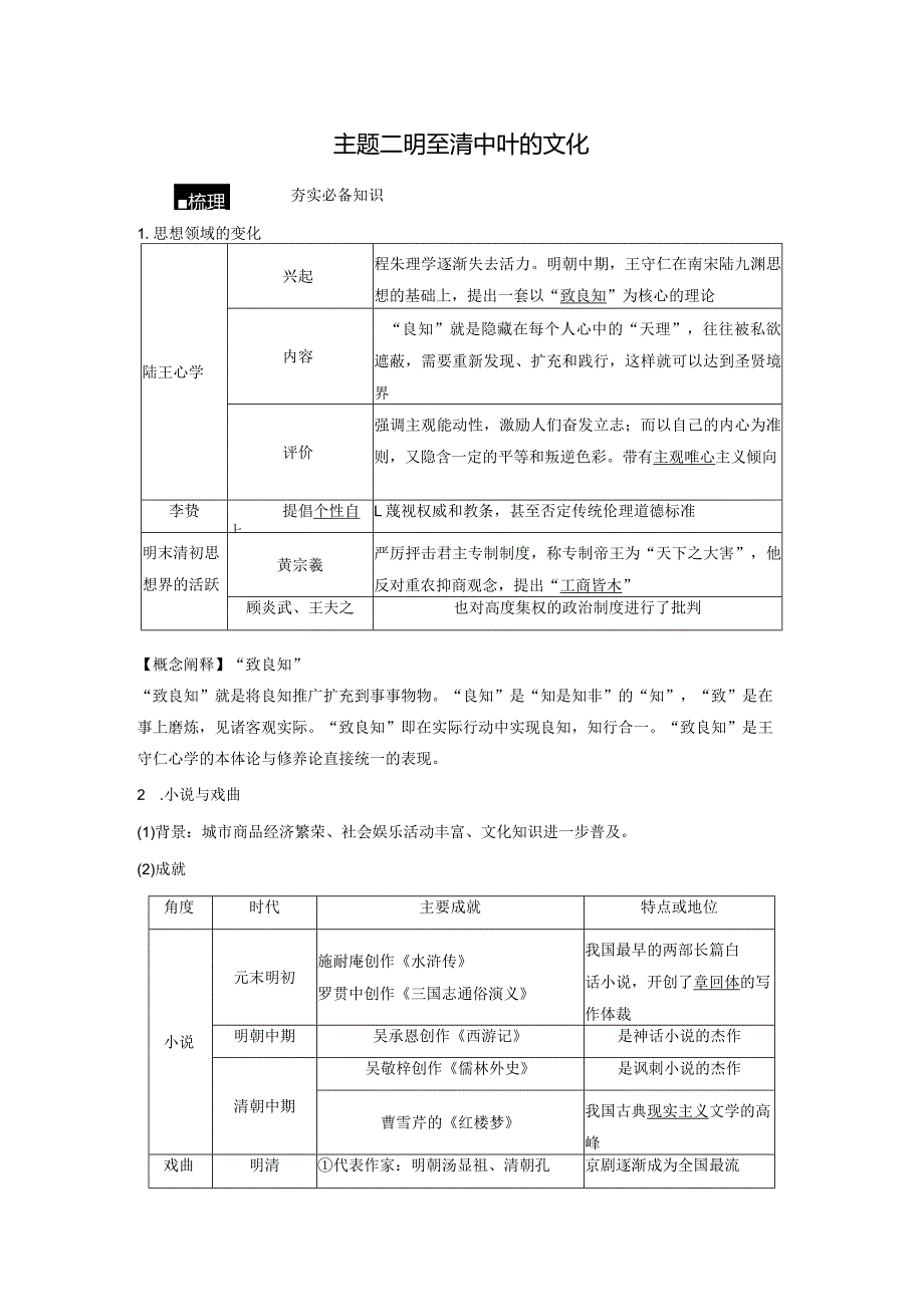 第4单元 明清中国版图的奠定与面临的挑战 第12讲 明至清中叶的经济与文化（含答案）.docx_第3页