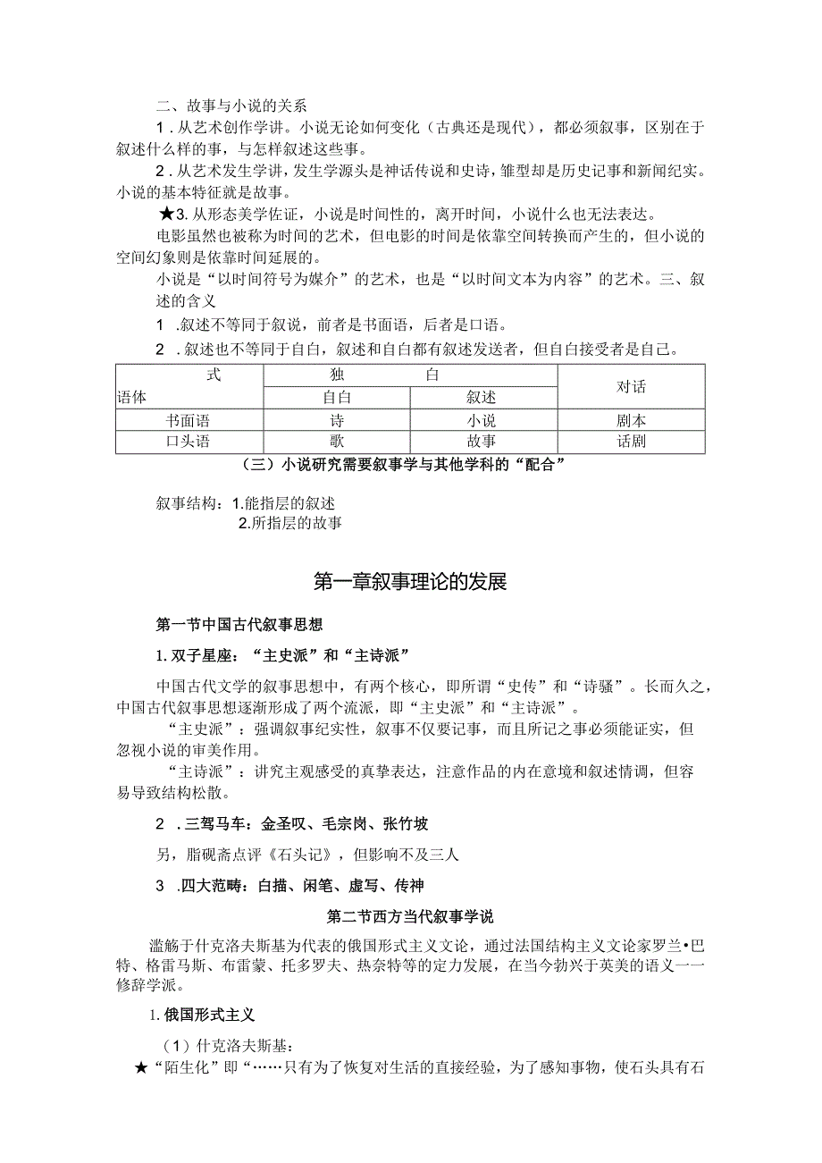 读书笔记：《小说叙事学》徐岱-重点内容摘录.docx_第2页