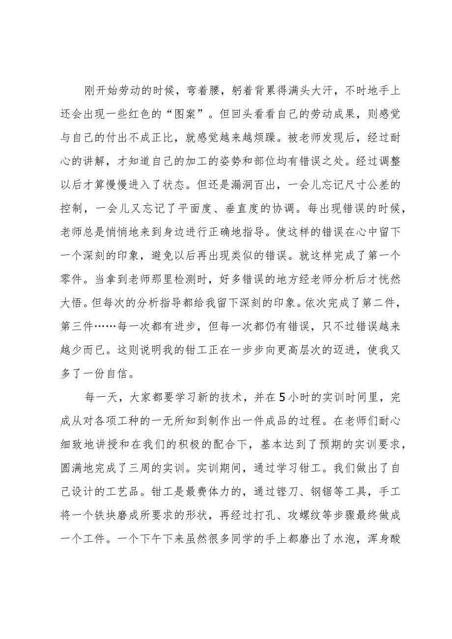 钳工的工作心得体会总结（优秀范文8篇）.docx_第2页