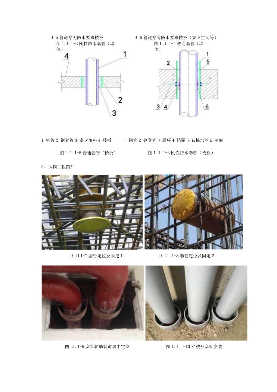 给排水套管预埋安装工艺标准（Word版）.docx_第3页