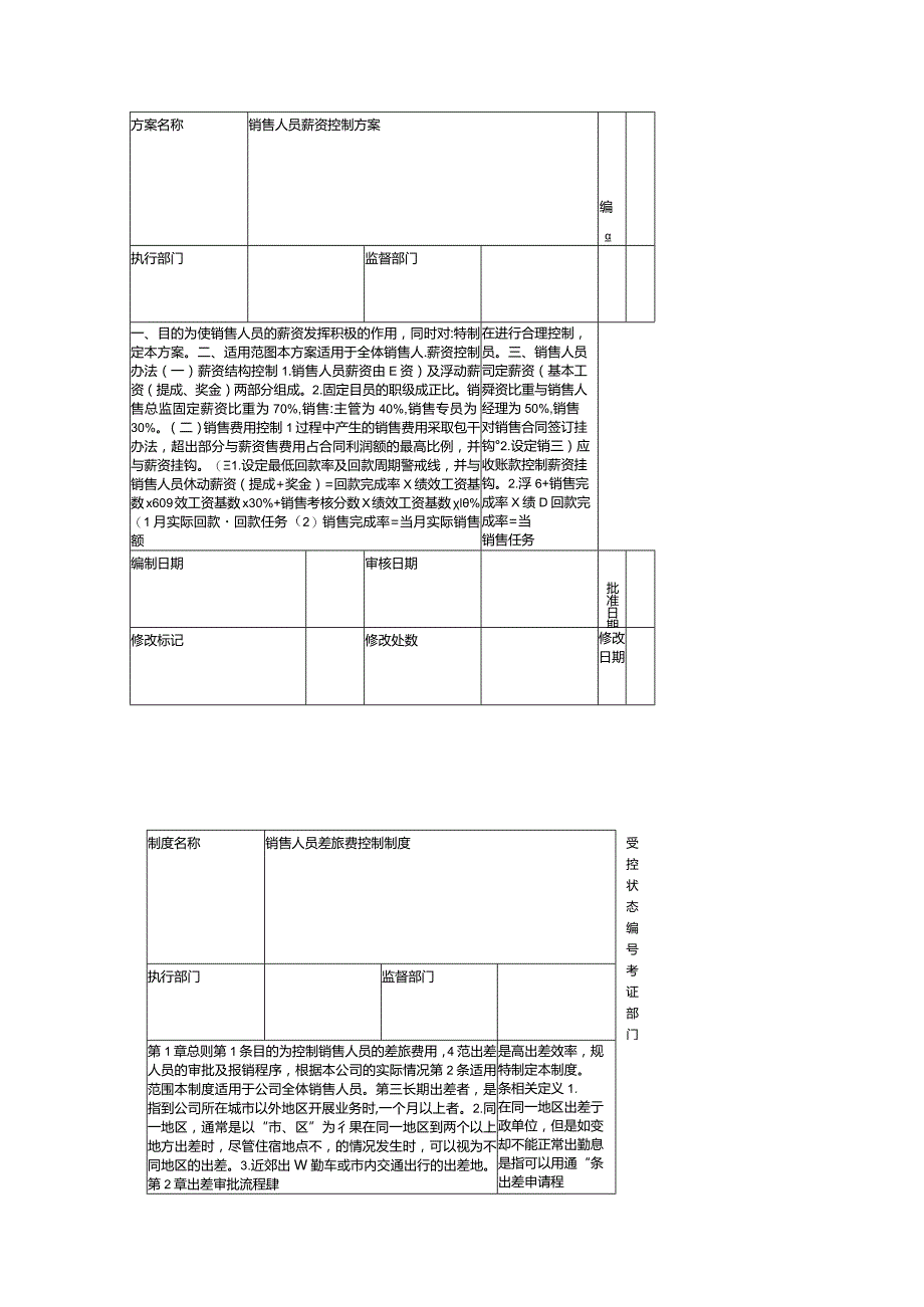 销售费用控制方案.docx_第1页