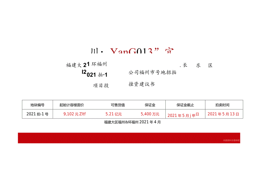 福州长乐2021拍-1号航城地块投资建议书.docx_第1页