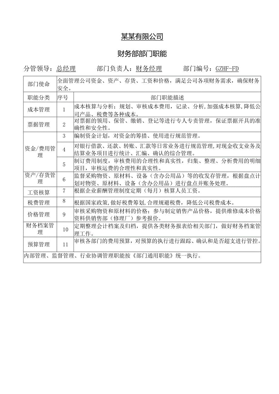 财务部部门职能-案例.docx_第1页