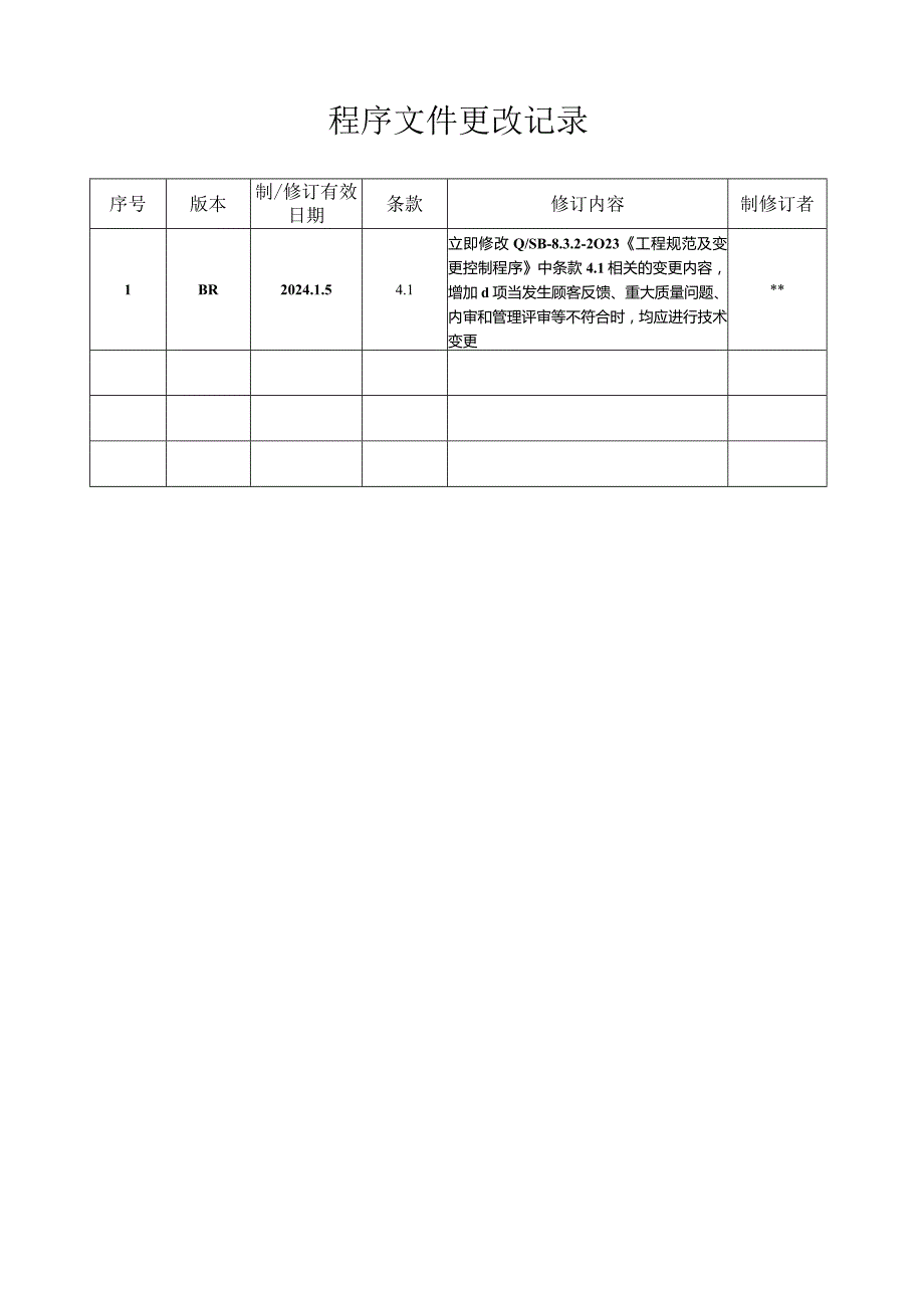 程序文件01目录-修改记录.docx_第2页