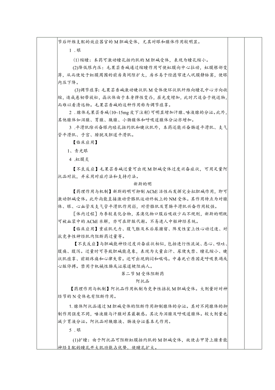 第五章 传出神经系统药教案.docx_第2页
