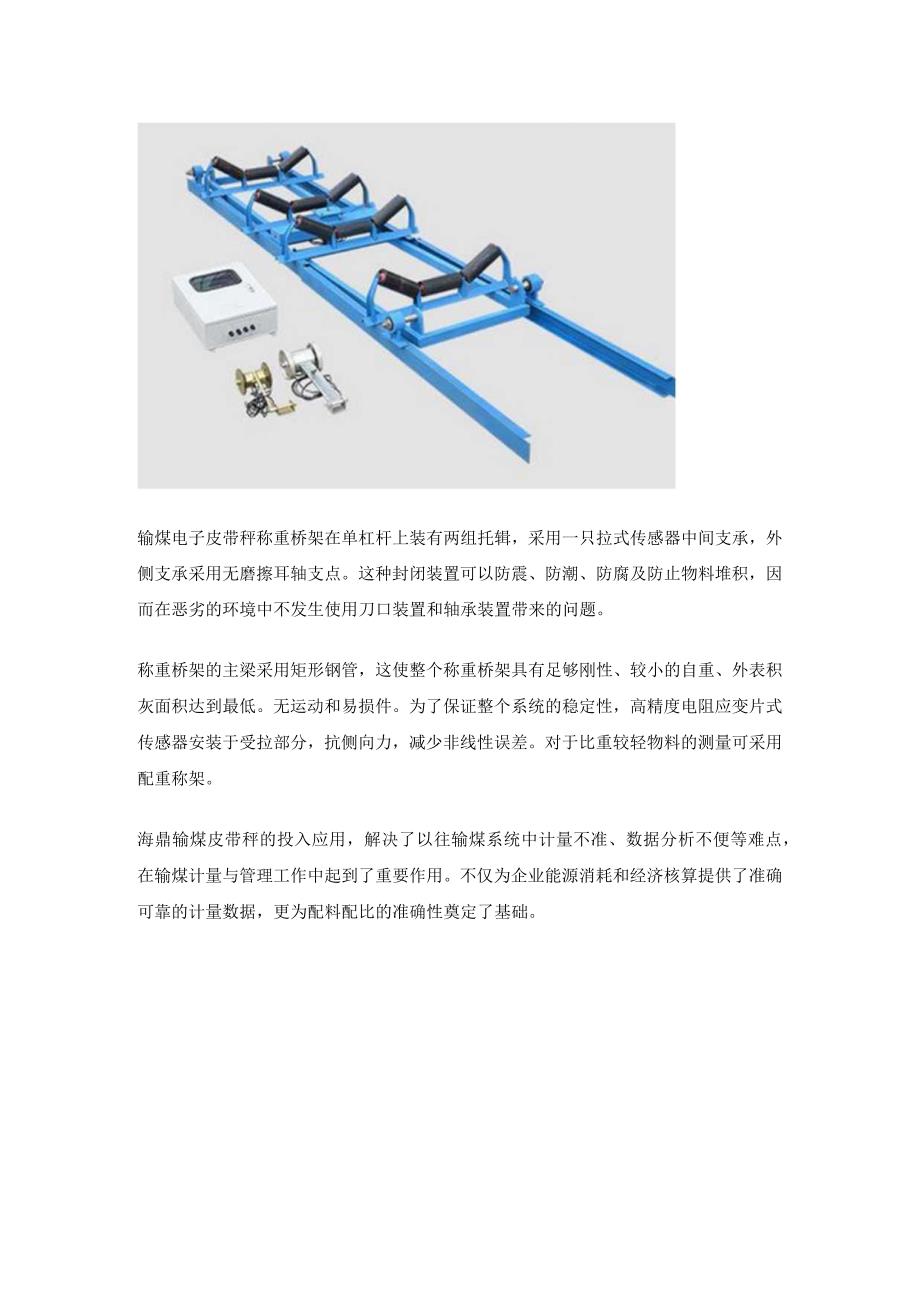 输煤电子皮带秤 助推发电厂提质增效加强经济核算.docx_第2页