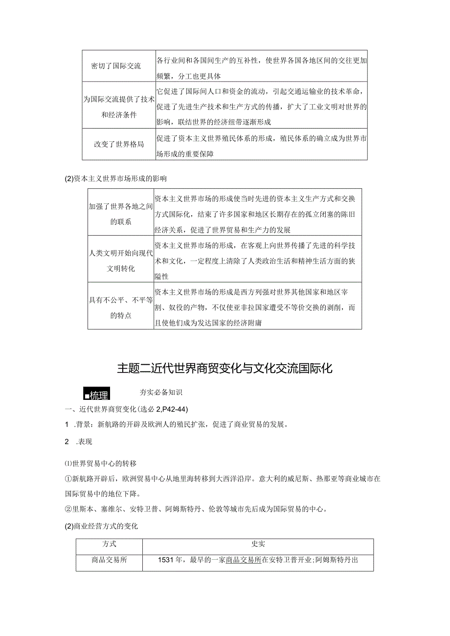 第16单元 近代史部分微专题整合 第51讲 近代西方的商业贸易与社会生活（含答案）.docx_第3页