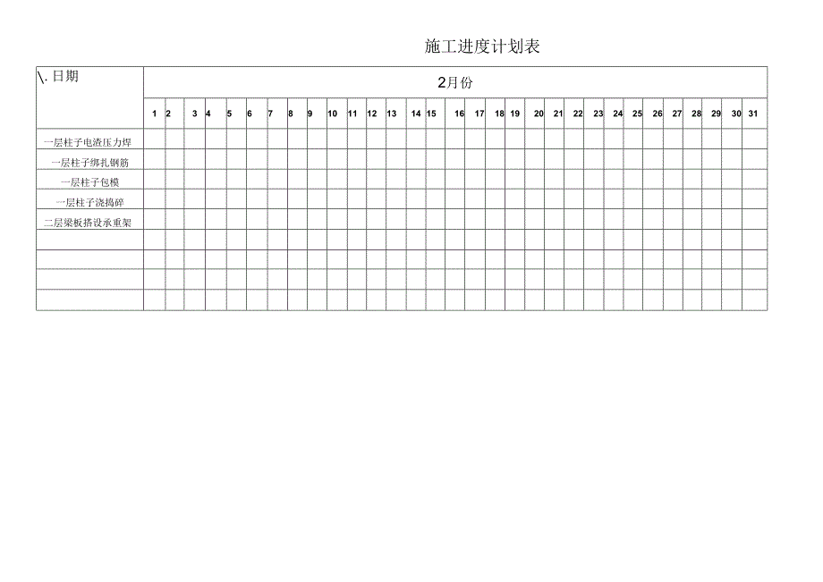 施工计划进度表范本.docx_第2页