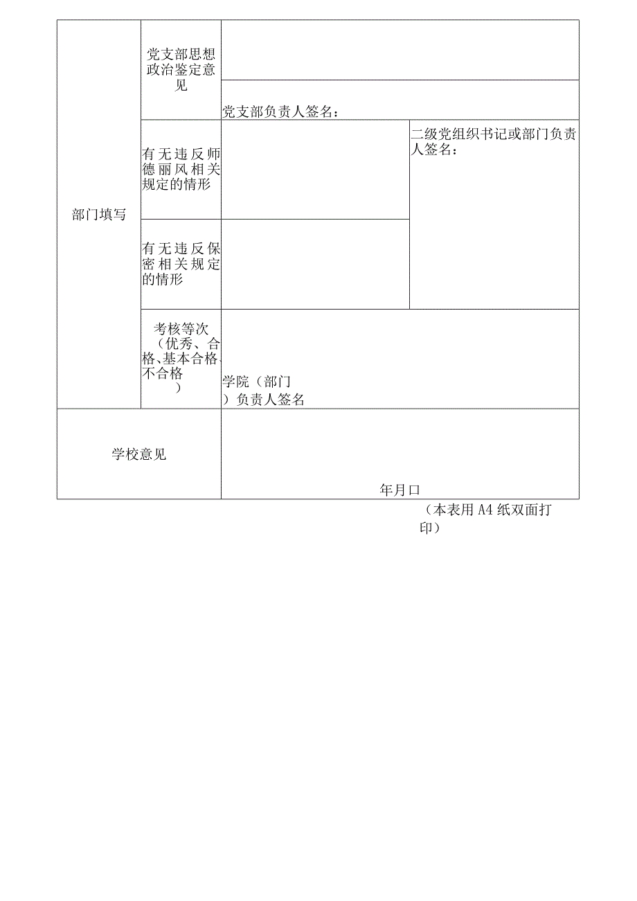 浙江工商大学教职工年度考核表.docx_第2页