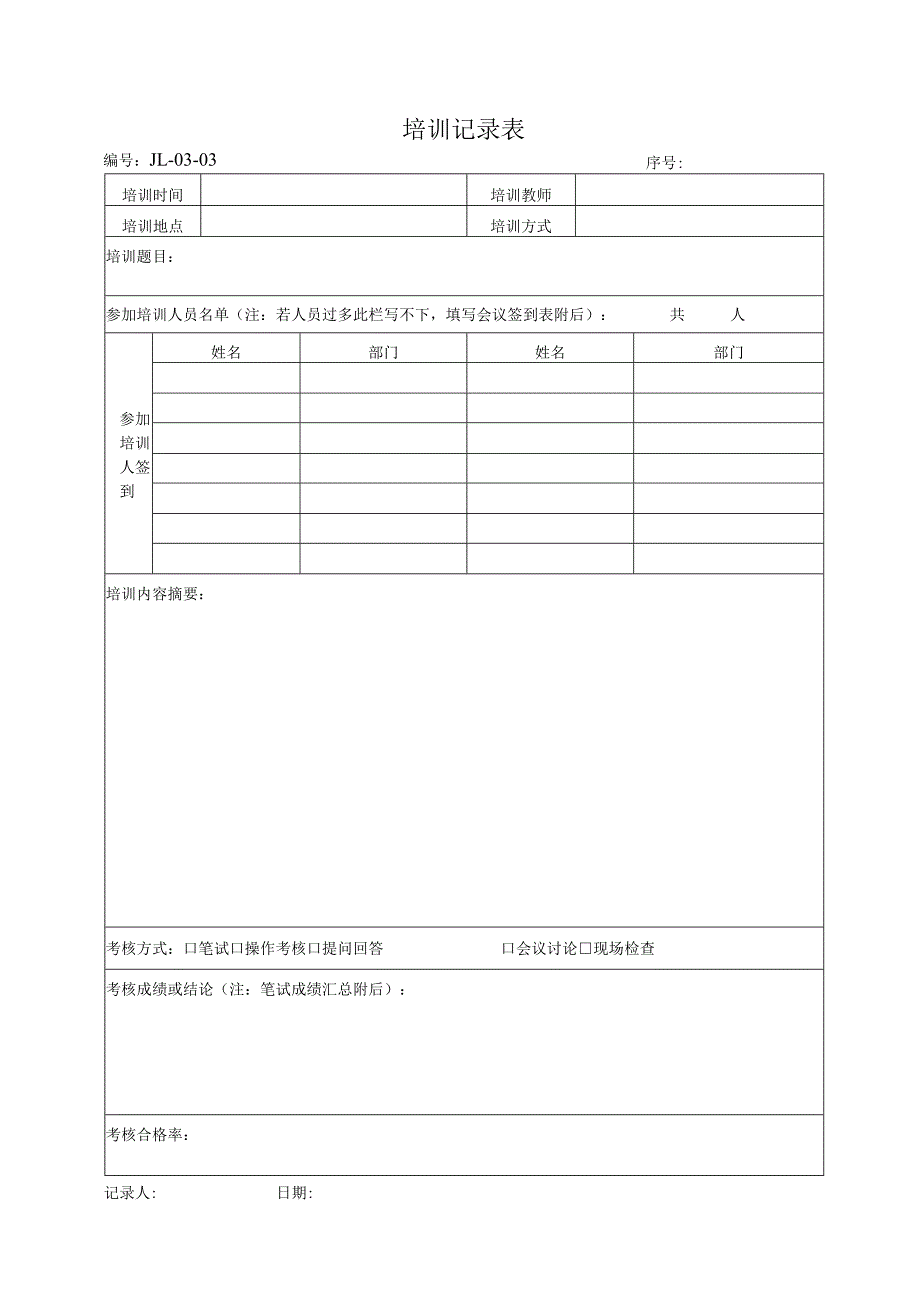 培训记录表（2024年）.docx_第1页