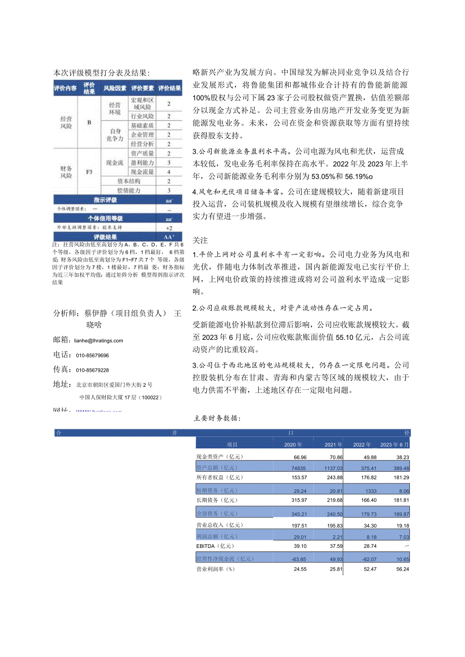 中绿电：天津中绿电投资股份有限公司2023年面向专业投资者公开发行碳中和绿色公司债券（第一期）信用评级报告.docx_第3页