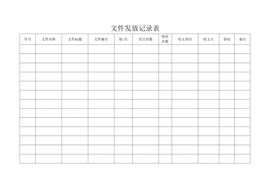 文件发放记录表.docx_第1页