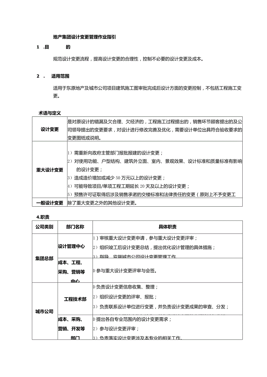 地产集团设计变更管理作业指引.docx_第1页