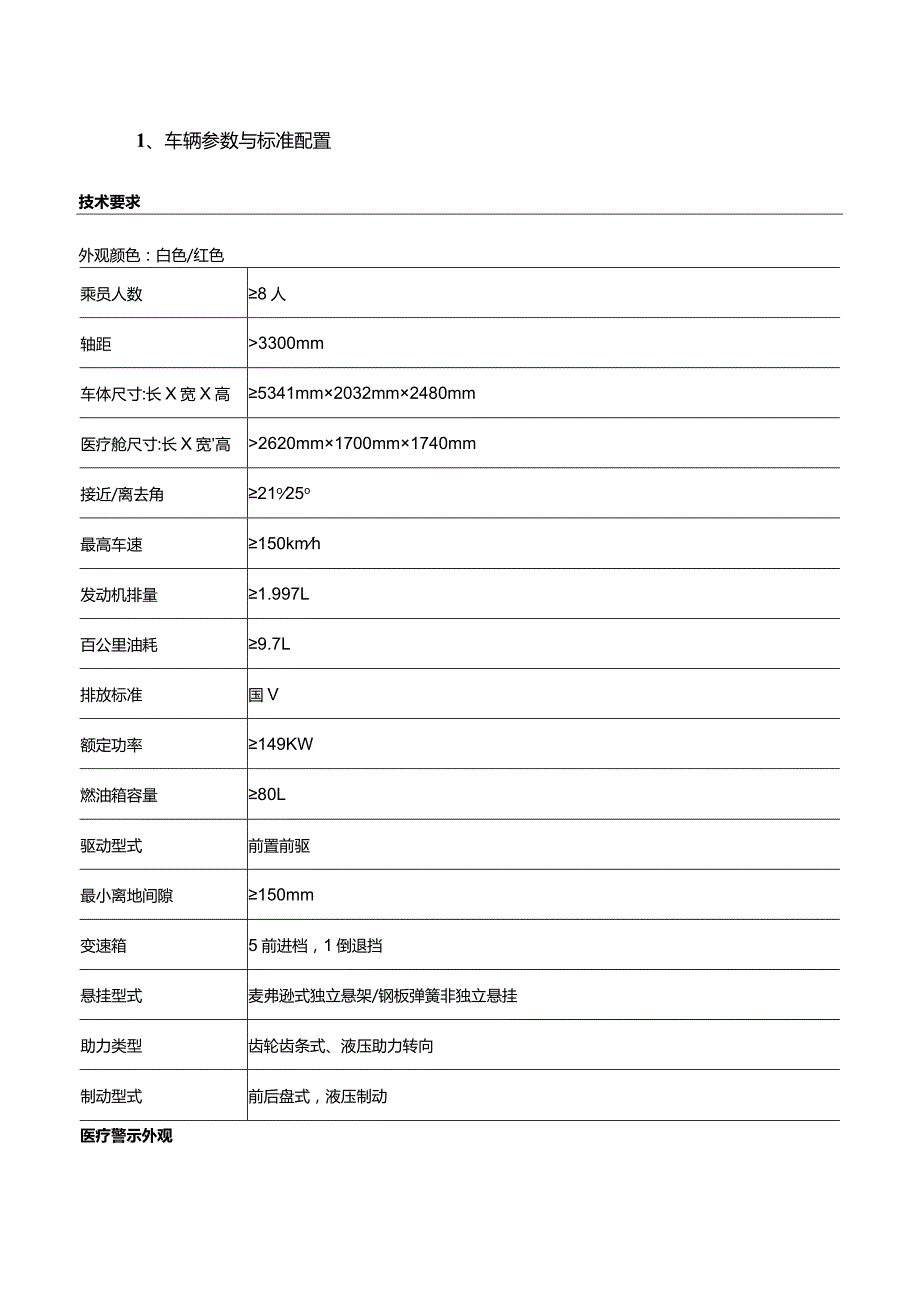 车辆参数与标准配置.docx_第1页