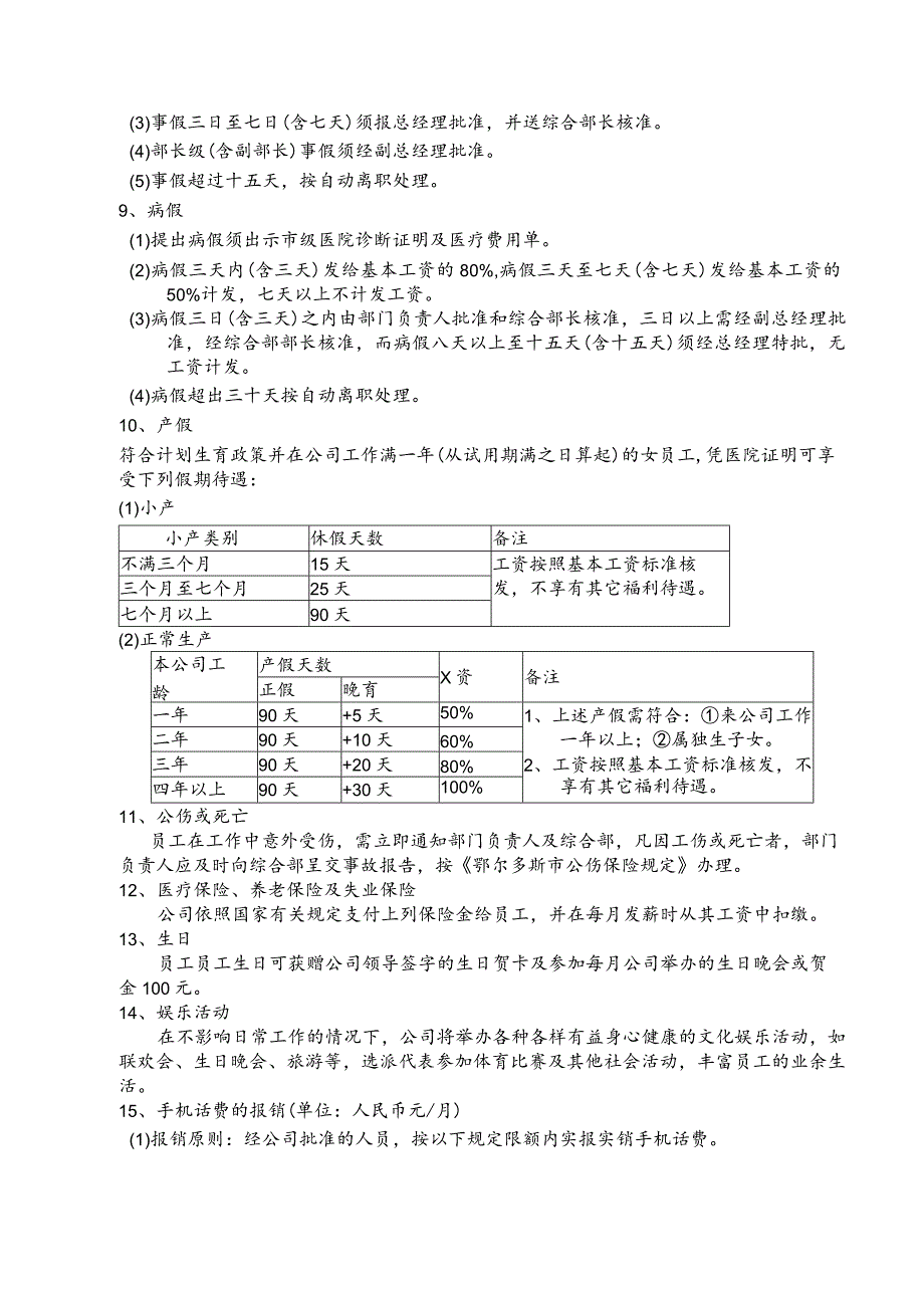 房地产企业员工工资福利待遇系统.docx_第2页