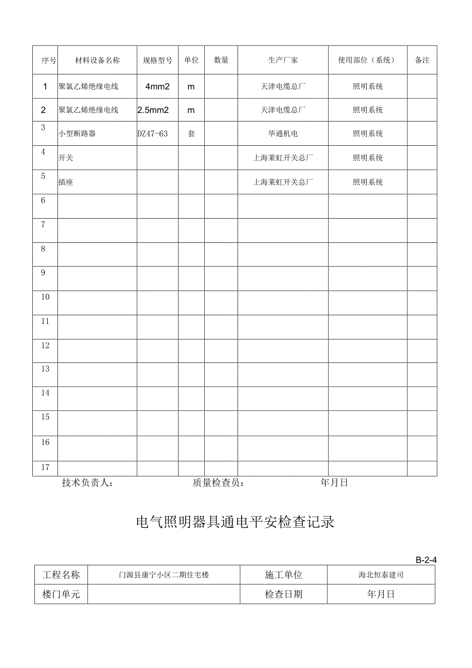 建筑电气全套资料表格.docx_第3页