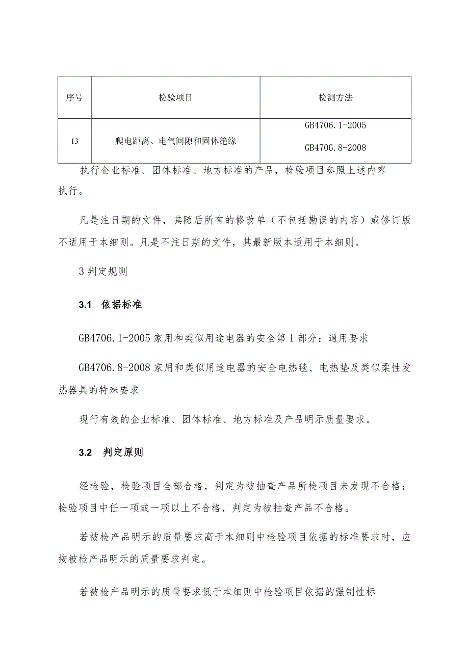 甘肃省2023年电热毯产品质量专项监督抽查实施细则.docx_第3页