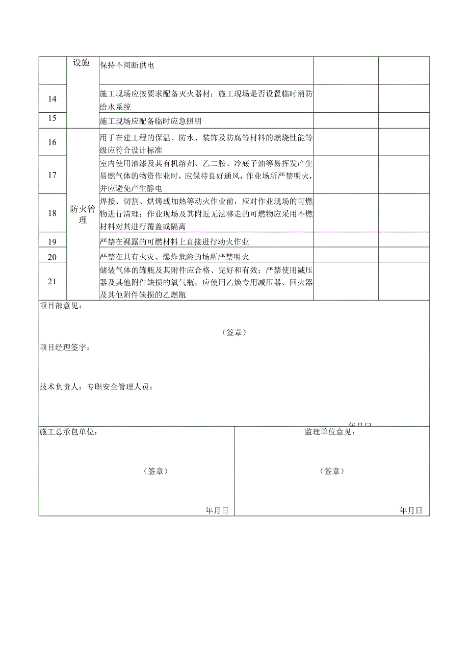 22、施工现场消防安全验收表.docx_第2页