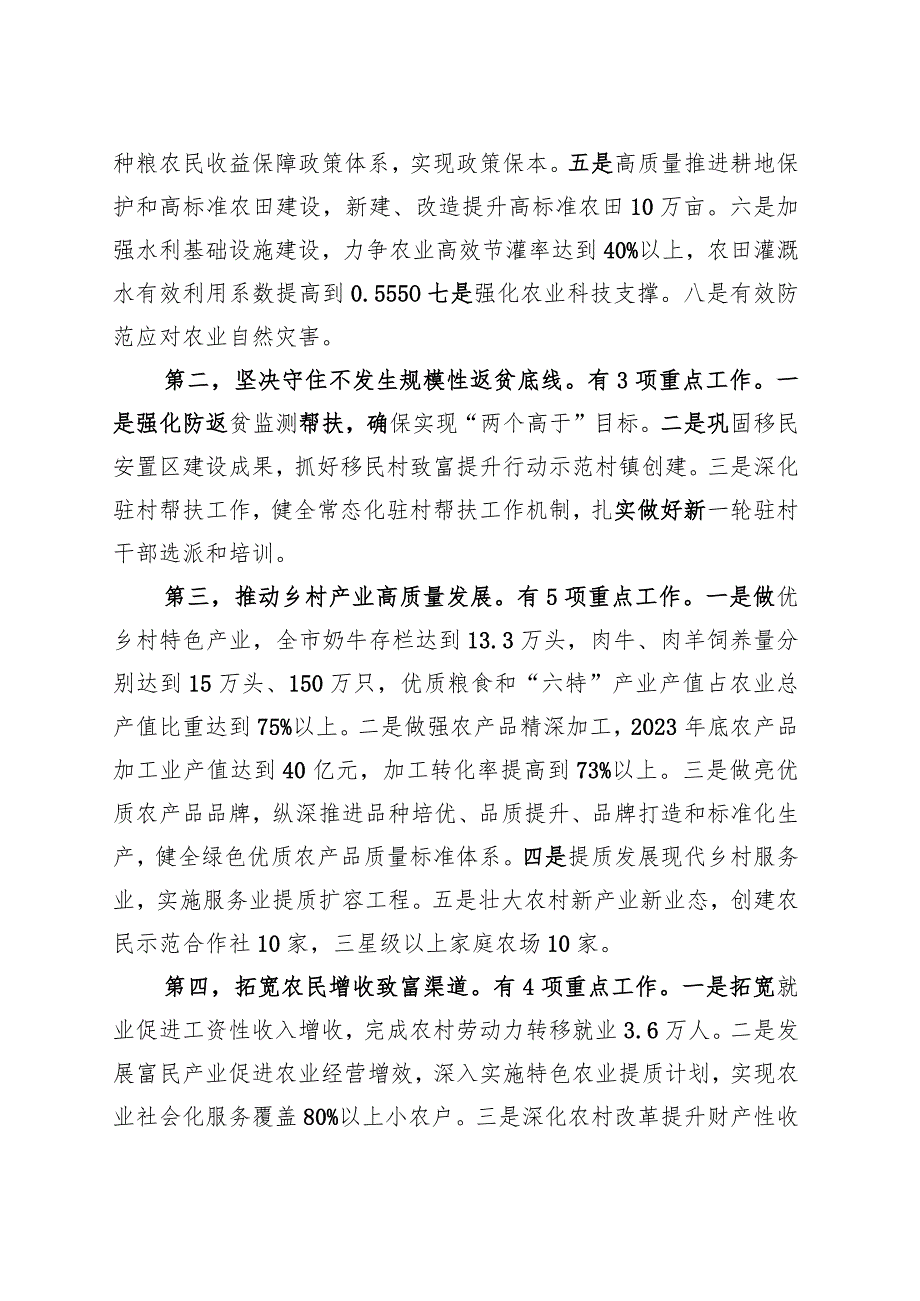 《做好2023年全面推进乡村振兴重点工作的实施方案（征求.docx_第2页