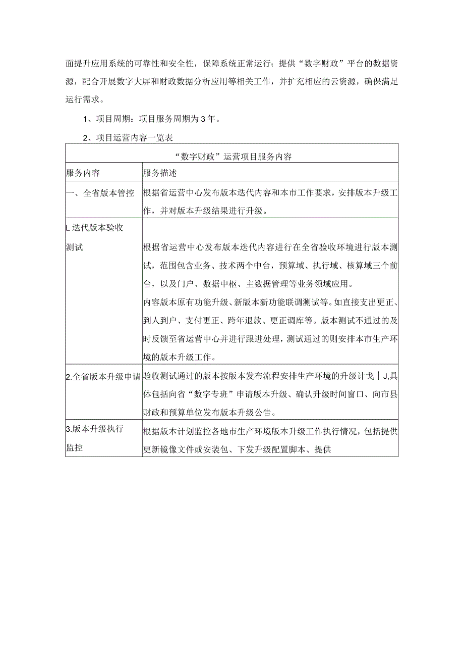 XX省“数字政府”公共财政综合管理平台XX市运营项目采购需求.docx_第3页