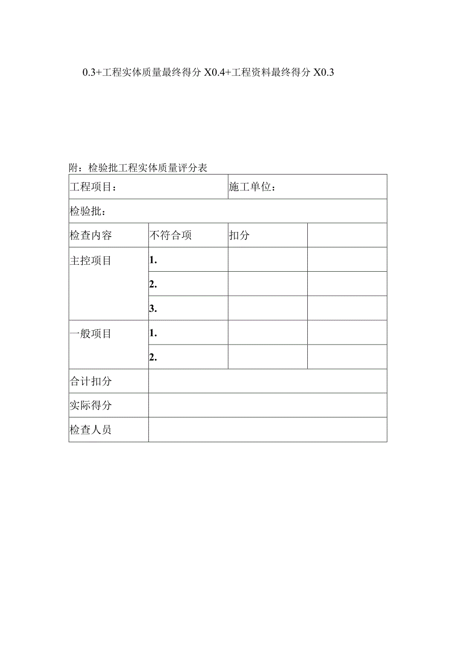 某某在建工程项目施工单位综合考评表.docx_第2页