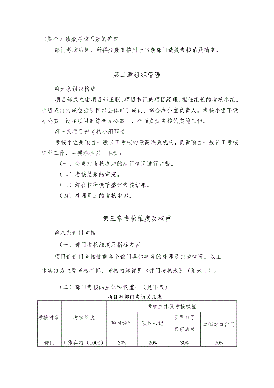 中交二航局昆明分公司项目部绩效考核管理办法（试行）.docx_第2页