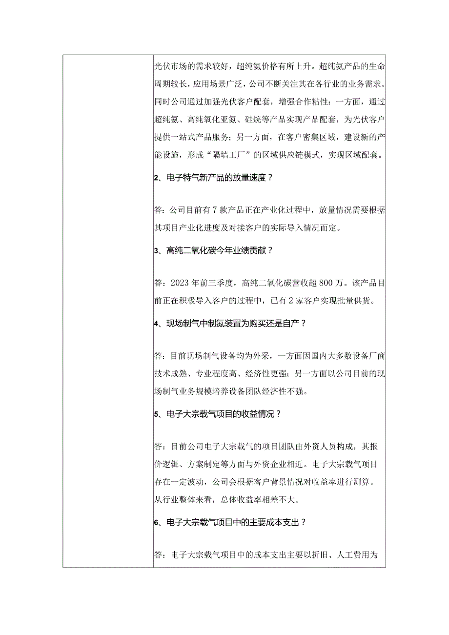 金宏气体股份有限公司投资者关系活动记录表.docx_第2页