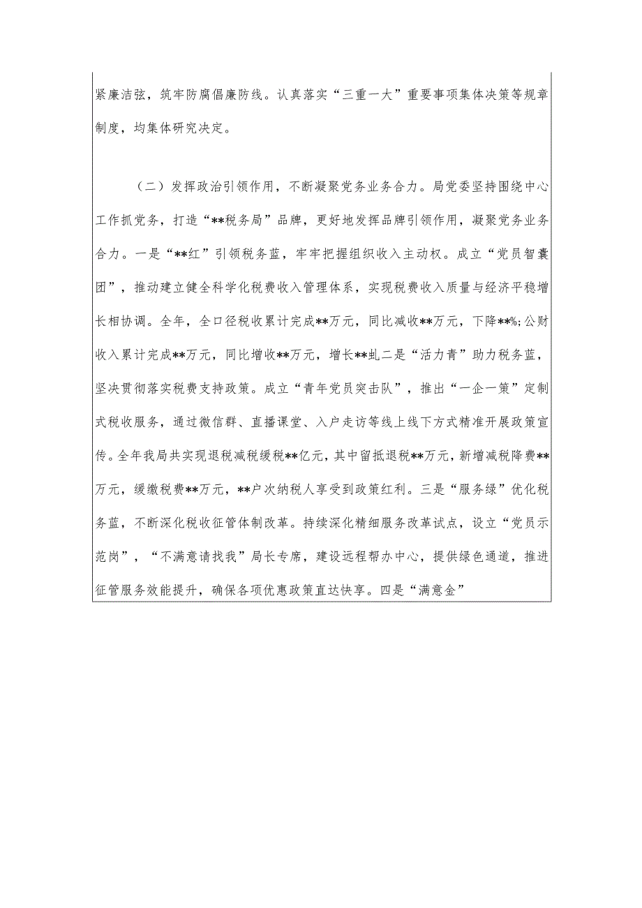 2024书记履行全面从严治党第一责任人责任情况报告.docx_第2页