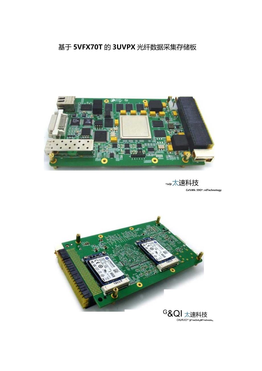 基于5VFX70T的3UVPX光纤数据采集存储板.docx_第1页
