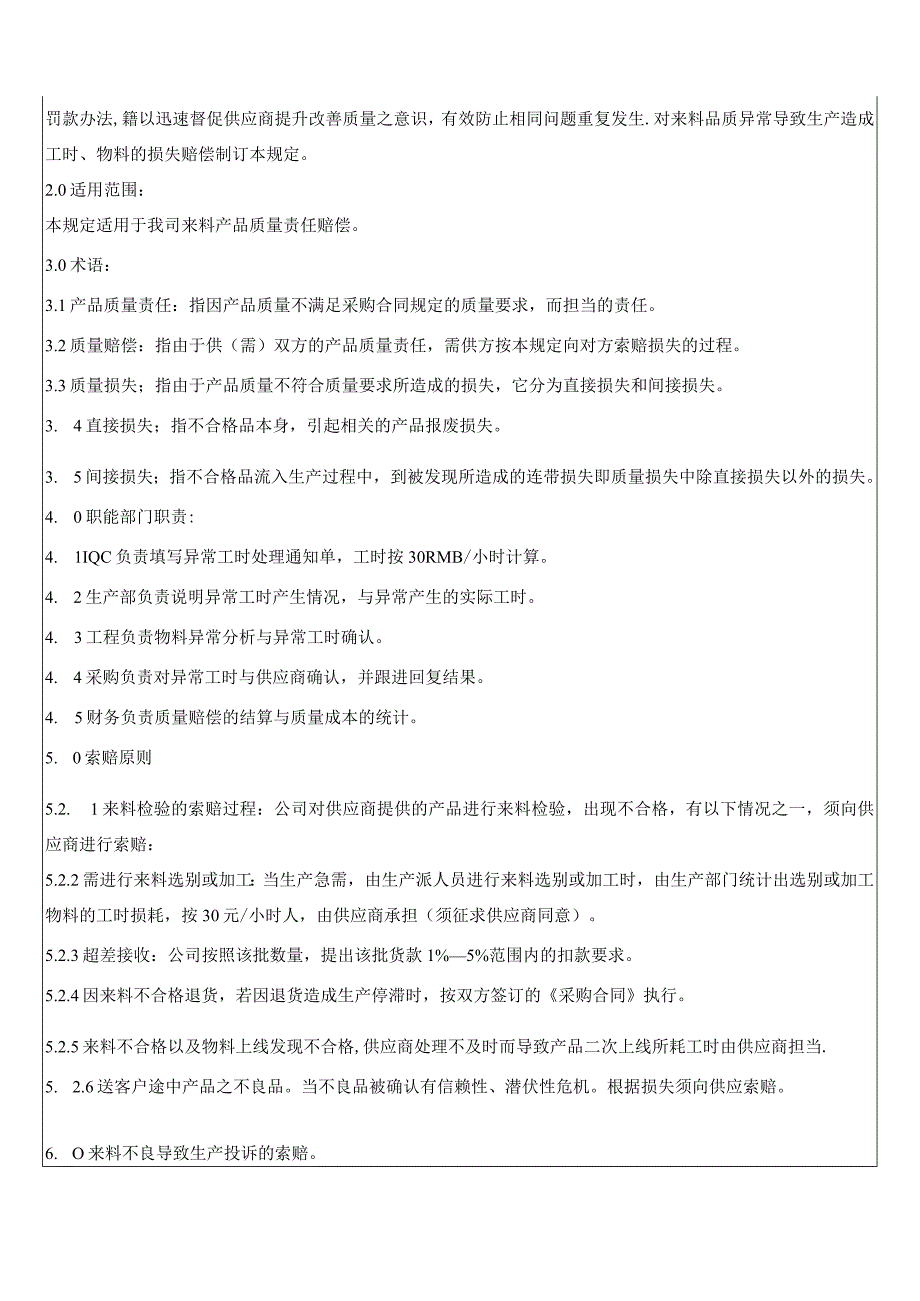 供应商来料质量赔偿处理规定.docx_第2页