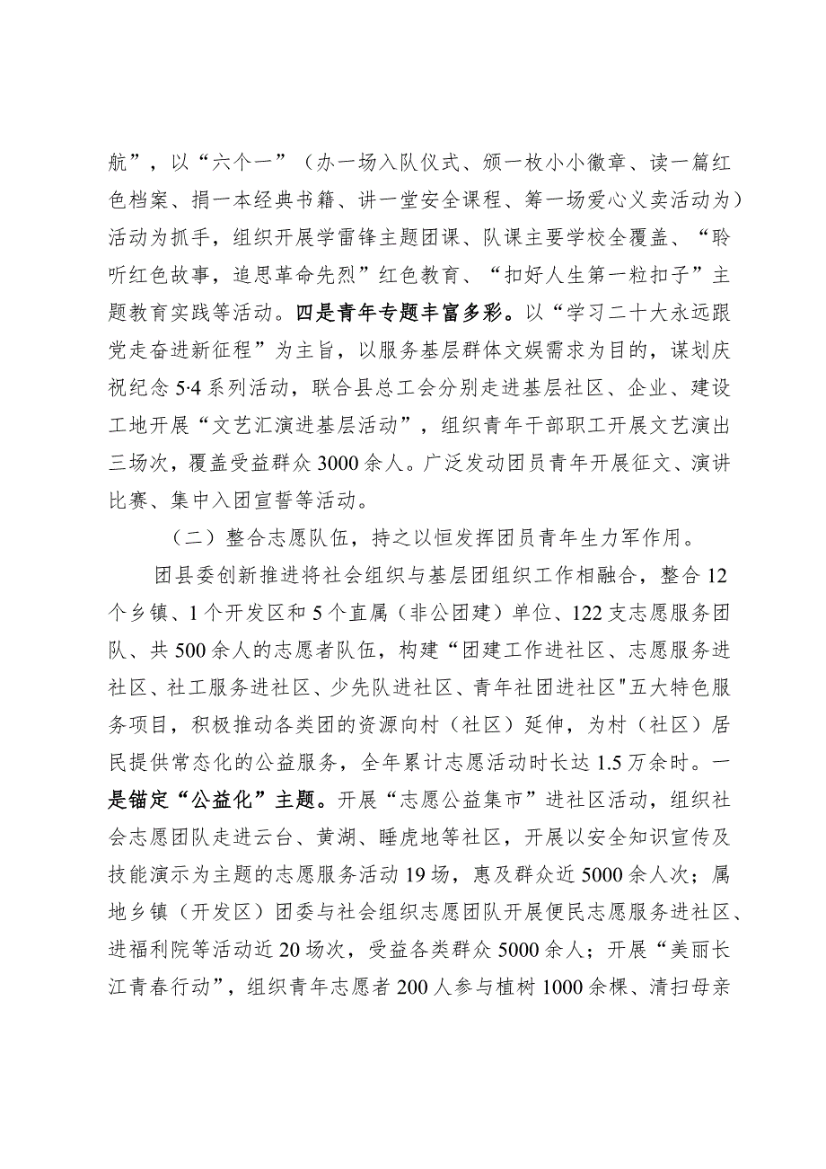 共青团2023年度工作总结及2024年工作谋划.docx_第2页