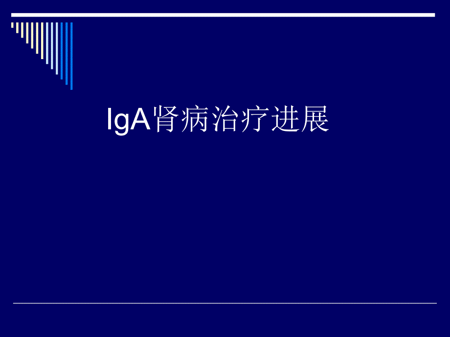 IgA肾病诊断和治疗进展.ppt_第1页