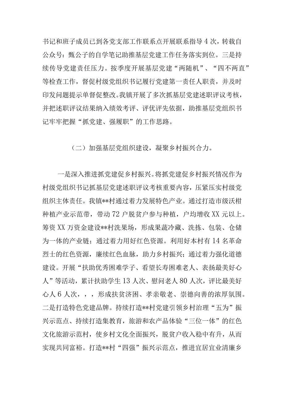 党组织书记抓基层党建工作述职报告及下一步工作思路.docx_第2页