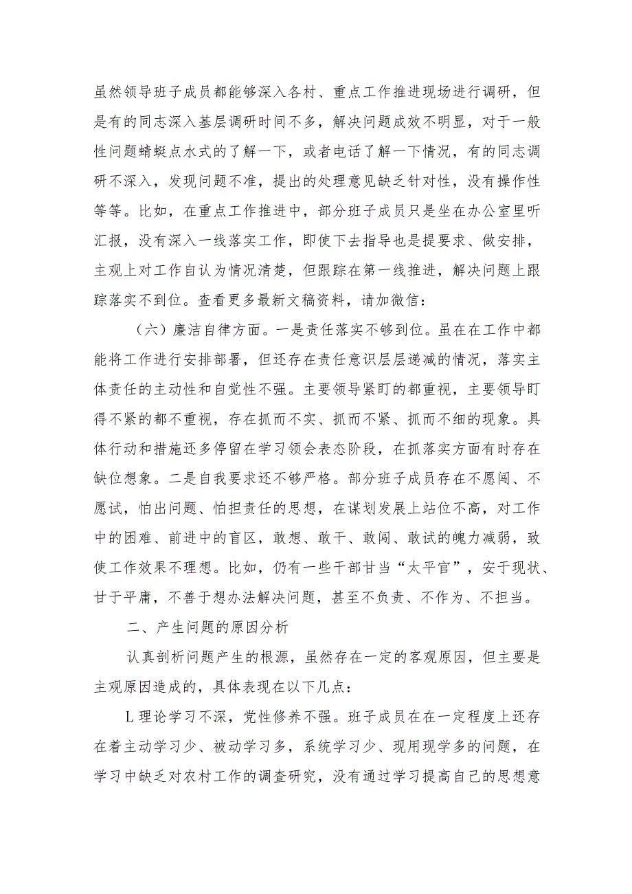 （班子）主题教育班子对照检查材料.docx_第3页