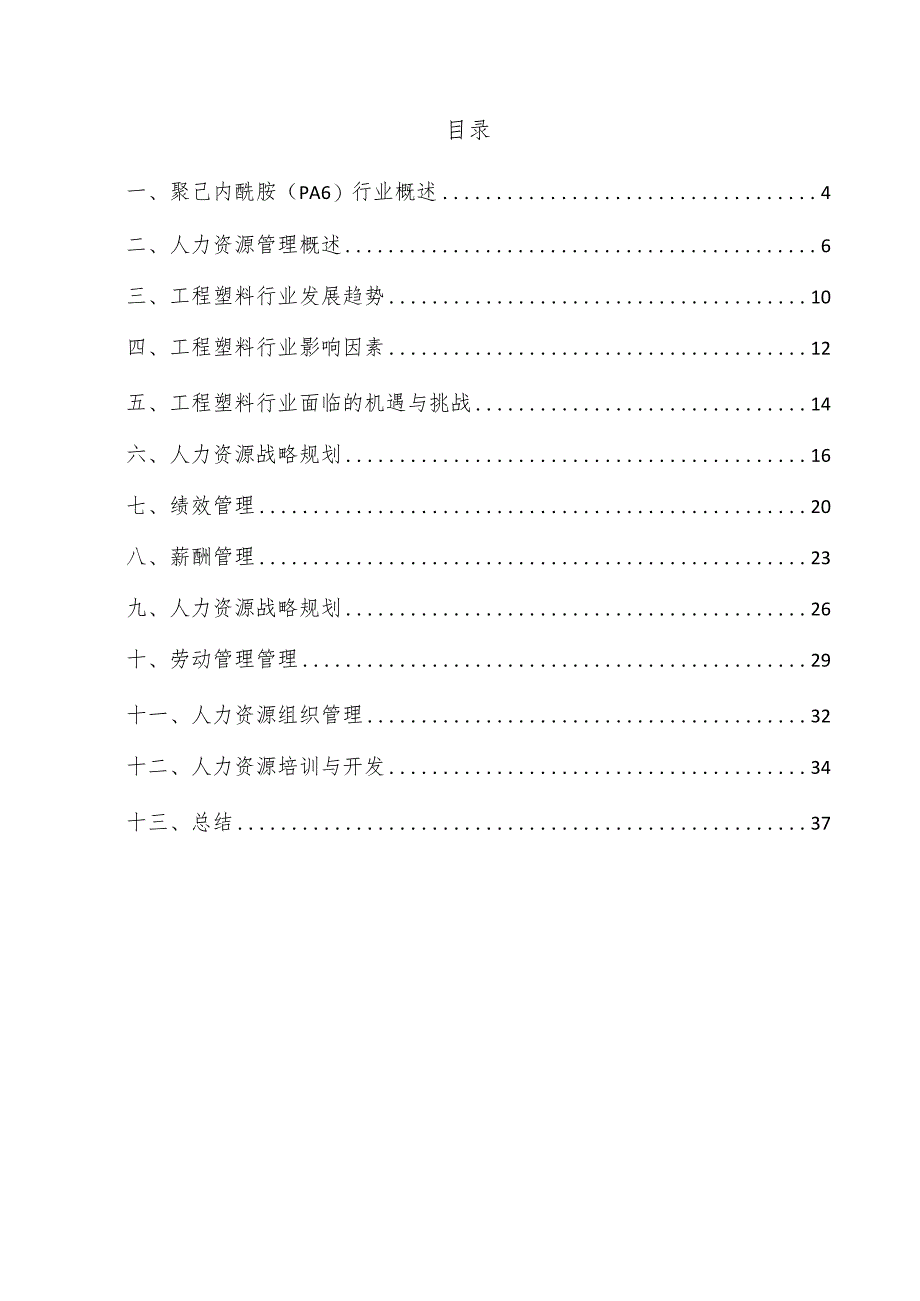 聚己内酰胺（PA6）项目人力资源管理方案.docx_第3页