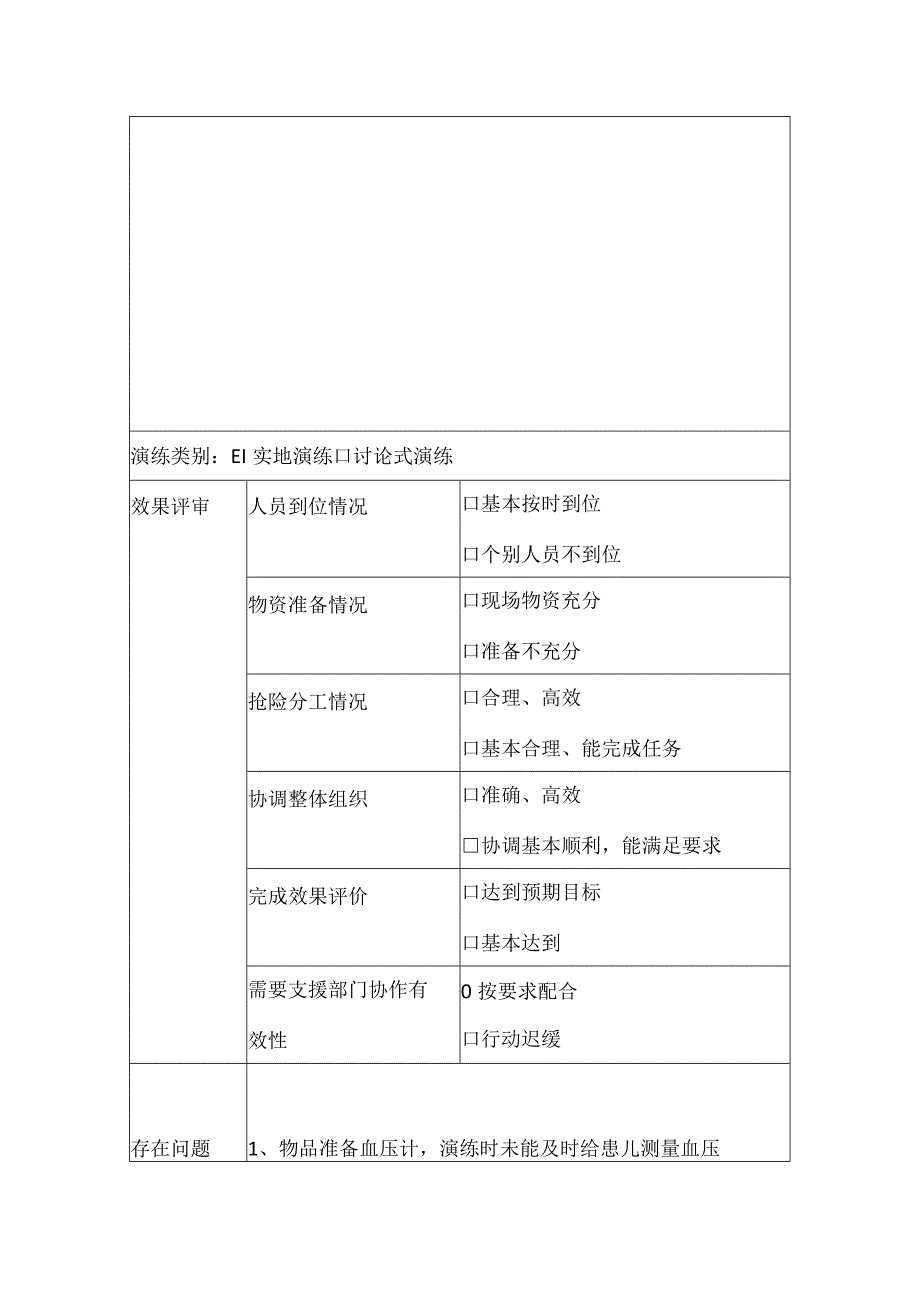 医院患儿跌倒应急预案演练方案.docx_第3页