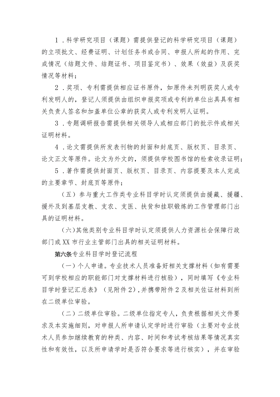 XX工程技术大学专业技术人员继续教育学时认定实施细则（2023年）.docx_第3页